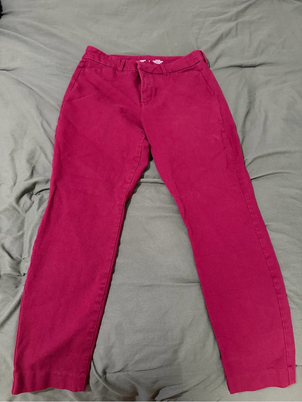 Women’s Slim Pants in Berry Red